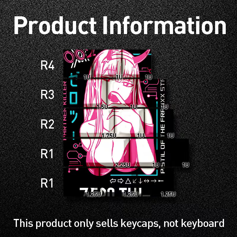 Teclas con diseño - PISTOL OF THE FRANXX STR